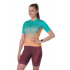Kilpi RITAEL-W tyrkysový dámsky cyklistický dres - 34 Kilpi RITAEL-W tyrkysový dámsky cyklistický dres - 34