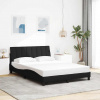 Rám postele bez matrace Hanko černý 120 x 200 cm textil Černý 3310379 Rám postele bez matrace Hanko černý 120 x 200 cm textil Černý 3310379