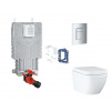 Grohe Uniset Set predstenovej inštalácie, klozetu, dosky SoftClose, tlačidla Skate Cosmopolitan a súpravy na vhadzovanie tabliet, Triple Vortex, matný chróm SANI15BB2116-GR Grohe Uniset Set predstenovej inštalácie, klozetu, dosky SoftClose, tlačidla Skate Cosmopolitan a súpravy na vhadzovanie tabliet, Triple Vortex, matný chróm SANI15BB2116-GR