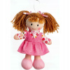 Teddies bábika Verunka hadrová plyš 20 cm česky mluvící na kartě Teddies bábika Verunka hadrová plyš 20 cm česky mluvící na kartě