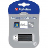 Verbatim USB flash disk, 2.0, 64GB, PinStripe USB, čierny 49065 Verbatim USB flash disk, 2.0, 64GB, PinStripe USB, čierny 49065