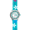 CLOCKODILE Tyrkysové dievčenské hodinky s kameňmi a kvetmi CLOCKODILE Tyrkysové dievčenské hodinky s kameňmi a kvetmi