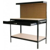 Stôl Racks DWB60, pracovný, do dielne, 1x zásuvka, 120x60x150 cm, max. 230 kg