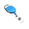 Roller klip, prívesok karabinka s navijakom, držiak na ID s cvokom Svetlo modrá Roller klip, prívesok karabinka s navijakom, držiak na ID s cvokom Svetlo modrá