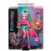 Mattel - Bábika Monster High Lagoona Blue s farebnými pruhovanými vlasmi a domácim miláčikom piraňou / od Assort Mattel - Bábika Monster High Lagoona Blue s farebnými pruhovanými vlasmi a domácim miláčikom piraňou / od Assort