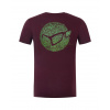 Tričko - Korda Birdsnest Tee | Burgundy bordová XXL Tričko - Korda Birdsnest Tee | Burgundy bordová XXL