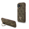 Guess PU 4G Strass Triangle Logo Stand Camera Frame MagSafe zadný kryt pre iPhone 16 Brown Guess PU 4G Strass Triangle Logo Stand Camera Frame MagSafe zadný kryt pre iPhone 16 Brown