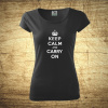 Keep calm and carry on, Barva Černá, Velikost L Bezvatriko.cz 208210 Keep calm and carry on, Barva Černá, Velikost L Bezvatriko.cz 208210