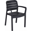 Záhradná stolička Keter plast čierna Záhradná stolička Keter plast čierna
