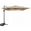 Ekspan Veľký záhradný hliníkový slnečník ROMA 300 cm béžový s bočným ramenom Barva: tmavě béžová Ekspan Veľký záhradný hliníkový slnečník ROMA 300 cm béžový s bočným ramenom Barva: tmavě béžová