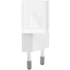 Baseus GaN5 Fast Charger (mini) 1C 30 W EU White CCGN070502 Baseus GaN5 Fast Charger (mini) 1C 30 W EU White CCGN070502