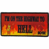 Nášivka Highway To Hell Flames Nášivka Highway To Hell Flames