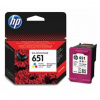 HP originál ink C2P11AE, HP 651, tri-colour, 300str. HP originál ink C2P11AE, HP 651, tri-colour, 300str.