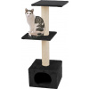 Škrabadlo pre mačky Smaragd 35 x 35 x 103 cm čierne Škrabadlo pre mačky Smaragd 35 x 35 x 103 cm čierne