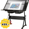 DNA PRO DESK 1 písací rysovací stôl so zásuvkami DNA PRO DESK 1 písací rysovací stôl so zásuvkami