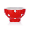 Banquet Miska keramická 13 cm, červená s bodkami Banquet Miska keramická 13 cm, červená s bodkami