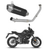 Yamaha MT 125 2021 - 2024 kompletný ladený výfukový systém S3 BLACK + dB killer Yamaha MT 125 2021 - 2024 kompletný ladený výfukový systém S3 BLACK + dB killer
