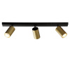 ACB P3951380O Stropné svietidlo MODRIAN LED GU10 3x8W, IP20, čierna/zlatá ACB P3951380O Stropné svietidlo MODRIAN LED GU10 3x8W, IP20, čierna/zlatá