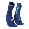 Compressport ponožky Pro Racing Socks v4.0 Run High Sodalite/ fluo blue Compressport ponožky Pro Racing Socks v4.0 Run High Sodalite/ fluo blue