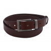 Pánsky kožený opasok 748-30-02 tmavohnedý 110 cm Pánsky kožený opasok 748-30-02 tmavohnedý 110 cm