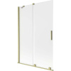 Mexen Velar, 2-krídlová posuvná vaňová zástena 120 x 150 cm, 8mm sklo námraza, zlatá matná, 896-120-000-31-55 Mexen Velar, 2-krídlová posuvná vaňová zástena 120 x 150 cm, 8mm sklo námraza, zlatá matná, 896-120-000-31-55