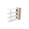 Knižnica Nur White and Walnut Knižnica Nur White and Walnut
