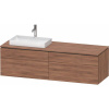 DURAVIT L-Cube závesná skrinka pod umývadlo na dosku (umývadlo vľavo), 4 zásuvky, 1620 x 550 x 482 mm, orech prírodný, LC4871L79790000 DURAVIT L-Cube závesná skrinka pod umývadlo na dosku (umývadlo vľavo), 4 zásuvky, 1620 x 550 x 482 mm, orech prírodný, LC4871L79790000