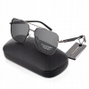 Veľké POLARIZAČNÉ PÁNSKE SLNEČNÉ OKULIARE Grafitové pilotky Veľké POLARIZAČNÉ PÁNSKE SLNEČNÉ OKULIARE Grafitové pilotky