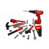 Detská sada náradia - AKU skrutkovač, kladivo, píla, kľúče, 19 dielov v prepravke - KS TOOLS Detská sada náradia - AKU skrutkovač, kladivo, píla, kľúče, 19 dielov v prepravke - KS TOOLS