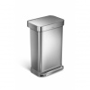 SIMPLEHUMAN Pedálový odpadkový kôš - 45 l, matná oceľ, FPP, vrecko na sáčky CW2024 SIMPLEHUMAN Pedálový odpadkový kôš - 45 l, matná oceľ, FPP, vrecko na sáčky CW2024