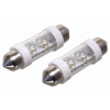 Compass 33725 Žárovka 4LED 12V suf. SV8.5 38mm bílá 2ks Compass 33725 Žárovka 4LED 12V suf. SV8.5 38mm bílá 2ks