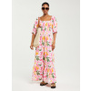 BIG STAR Dámske vzorované maxišaty DINOVA 000 BIG STAR Dámske vzorované maxišaty DINOVA 000
