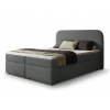 Wilsondo Jednolôžková boxspring posteľ s úložným priestorom Gavin 120x200 - sivá Wilsondo Jednolôžková boxspring posteľ s úložným priestorom Gavin 120x200 - sivá