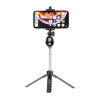 AppleMix Selfie tyč / monopod + statív / statív - Bluetooth spúšť - plast - čierna AppleMix Selfie tyč / monopod + statív / statív - Bluetooth spúšť - plast - čierna