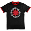 Tričko Red hot chili peppers - Classic Asterisk, Unisex,Čierna,XL Tričko Red hot chili peppers - Classic Asterisk, Unisex,Čierna,XL