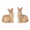 Zajíc - keramická figurka, béžovo-hnědý, mix 2 druhů, cena za 1 ks Zajíc - keramická figurka, béžovo-hnědý, mix 2 druhů, cena za 1 ks