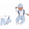Detský komplet - Baby Set Zyzio & Zuzia 56 White, Blue 6 ks. (5-stupňový oblek, elegantná súprava s rovníkmi 56) Detský komplet - Baby Set Zyzio & Zuzia 56 White, Blue 6 ks. (5-stupňový oblek, elegantná súprava s rovníkmi 56)
