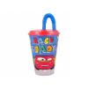 Disney Plastový téglik so slamkou Cars 430 ml Disney Plastový téglik so slamkou Cars 430 ml