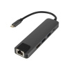 Sieťový adaptér USB-C RJ45+HDMI K-03 Sieťový adaptér USB-C RJ45+HDMI K-03
