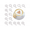 ŠABLÓNY NA ZDOBENIE KÁVY A DEZERTOV 16KS LATTE CAPPUCCINO ŠABLÓNY NA ZDOBENIE KÁVY A DEZERTOV 16KS LATTE CAPPUCCINO