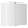 Sapho LUCIE galerka s LED osvětlením, 86x70x17cm, bílá Sapho LUCIE galerka s LED osvětlením, 86x70x17cm, bílá