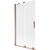 Mexen Velar, 2-krídlová posuvná vaňová zástena 100 x 150 cm, 8mm sklo námraza, ružové zlato, 896-100-000-31-60 Mexen Velar, 2-krídlová posuvná vaňová zástena 100 x 150 cm, 8mm sklo námraza, ružové zlato, 896-100-000-31-60