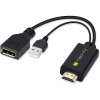 Techly ICOC HDMI-DP12A Adaptér HDMI na DisplayPort s napájaním cez USB 4K*30Hz M/F (ICOC HDMI-DP12A) Techly ICOC HDMI-DP12A Adaptér HDMI na DisplayPort s napájaním cez USB 4K*30Hz M/F (ICOC HDMI-DP12A)