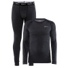 Pánsky funkčný set CRAFT CORE Wool Merino black S Pánsky funkčný set CRAFT CORE Wool Merino black S