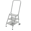 Stúpadlo z oceľovej rúrky ,s držadlom a kolieskami EUROKRAFTpro Stúpadlo z oceľovej rúrky ,s držadlom a kolieskami EUROKRAFTpro
