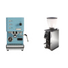 Profitec GO, blue + Stone Espresso Pebble, chrome Profitec GO, blue + Stone Espresso Pebble, chrome