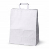 PAPIEROVÉ BALIACE TAŠKY 32x16x39 cm BIELE PAPIEROVÉ TAŠKY Darčekové x50 PAPIEROVÉ BALIACE TAŠKY 32x16x39 cm BIELE PAPIEROVÉ TAŠKY Darčekové x50