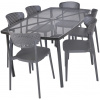 ROJAPLAST Set záhradného nábytku ZWMT-24 záhradný stôl 1 + 6 záhradných stoličiek AIRE ROJAPLAST Set záhradného nábytku ZWMT-24 záhradný stôl 1 + 6 záhradných stoličiek AIRE