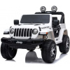 Beneo Jeep Wrangler, elektrické autíčko, jednomiestne, biele JEEP_WRANGLER_RUBICON_WHITE_Li Beneo Jeep Wrangler, elektrické autíčko, jednomiestne, biele JEEP_WRANGLER_RUBICON_WHITE_Li
