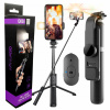 Selfie Statív 3v1 s Bluetooth Diaľkovým Ovládaním - Tyč + Držiak + Trojnožka Selfie Statív 3v1 s Bluetooth Diaľkovým Ovládaním - Tyč + Držiak + Trojnožka